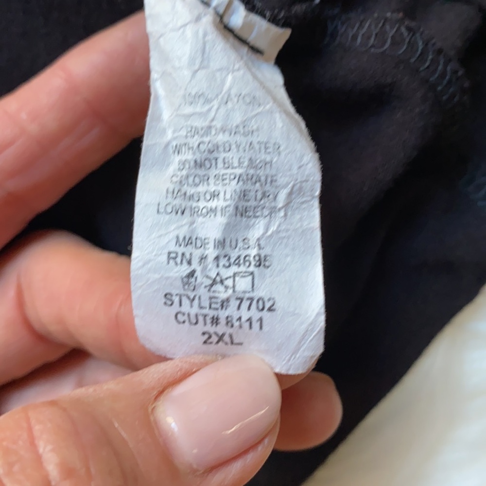 FLAWLESS Women’s black top 2XL - Picture 6 of 6
